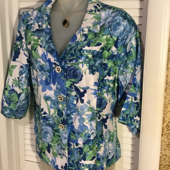 Southern Lady light spring jacket, XL 3/4 sleeves - Picture 2 of 6